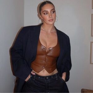 Wilfred Vegan Leather 'Desire' Vest